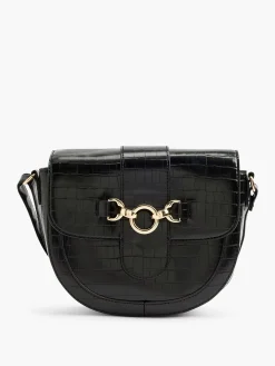 Graceland Zwarte Schoudertas Siergesp-Dames Online Exclusive Accessoires