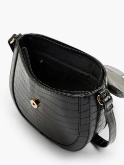 Graceland Zwarte Schoudertas Siergesp-Dames Online Exclusive Accessoires