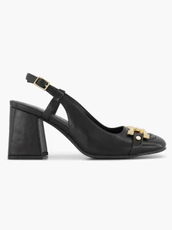 Graceland Zwarte Slingback-Dames Pumps