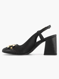 Graceland Zwarte Slingback-Dames Pumps
