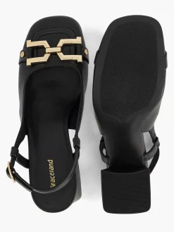 Graceland Zwarte Slingback-Dames Pumps
