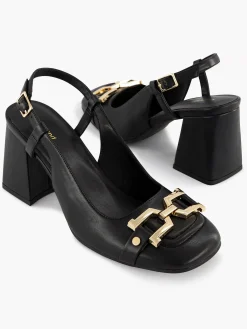 Graceland Zwarte Slingback-Dames Pumps