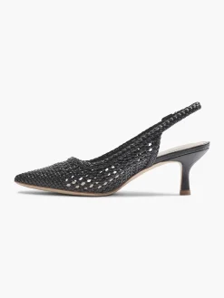 Graceland Zwarte Slingback Pump-Dames Pumps