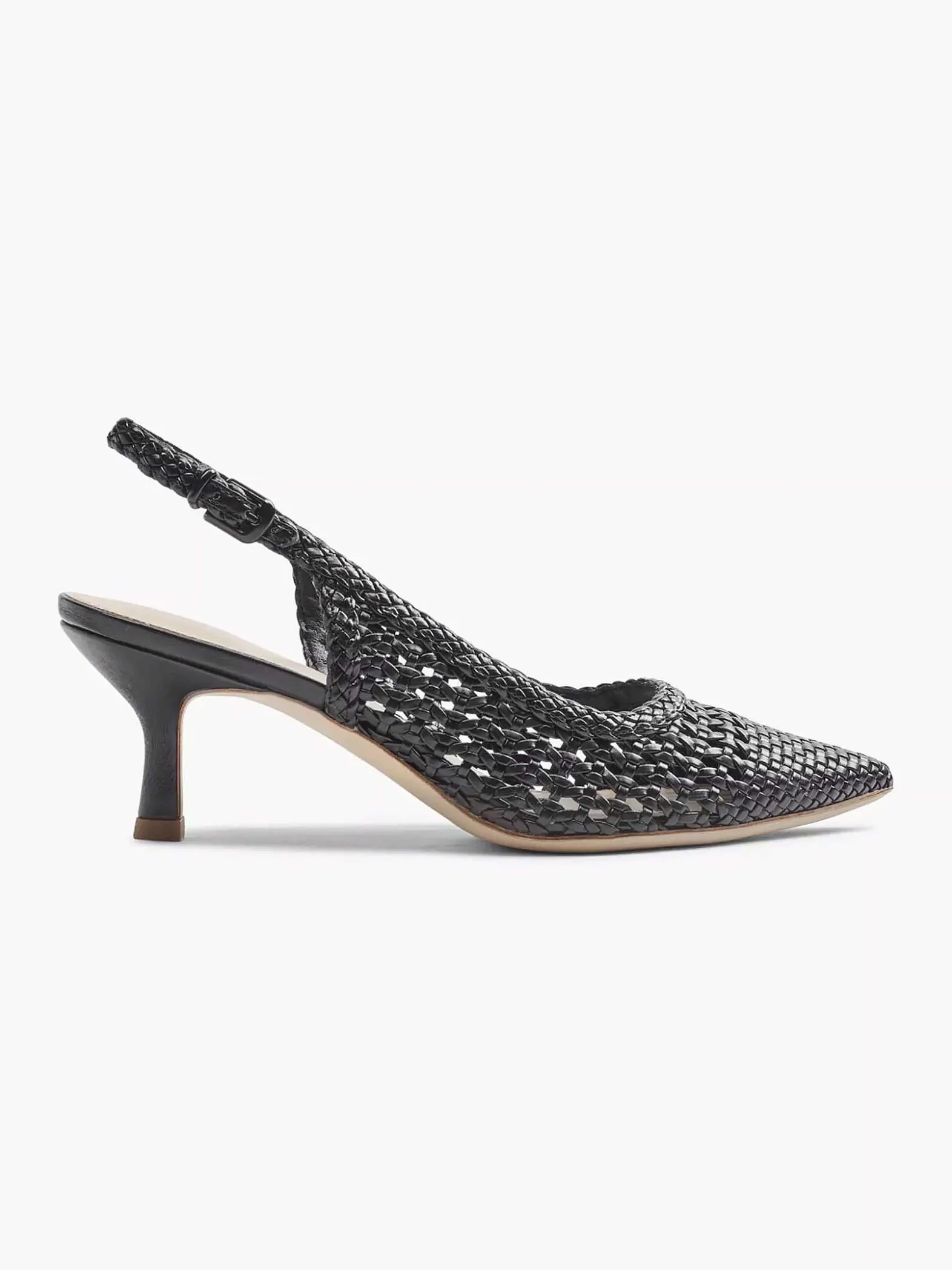 Graceland Zwarte Slingback Pump-Dames Pumps