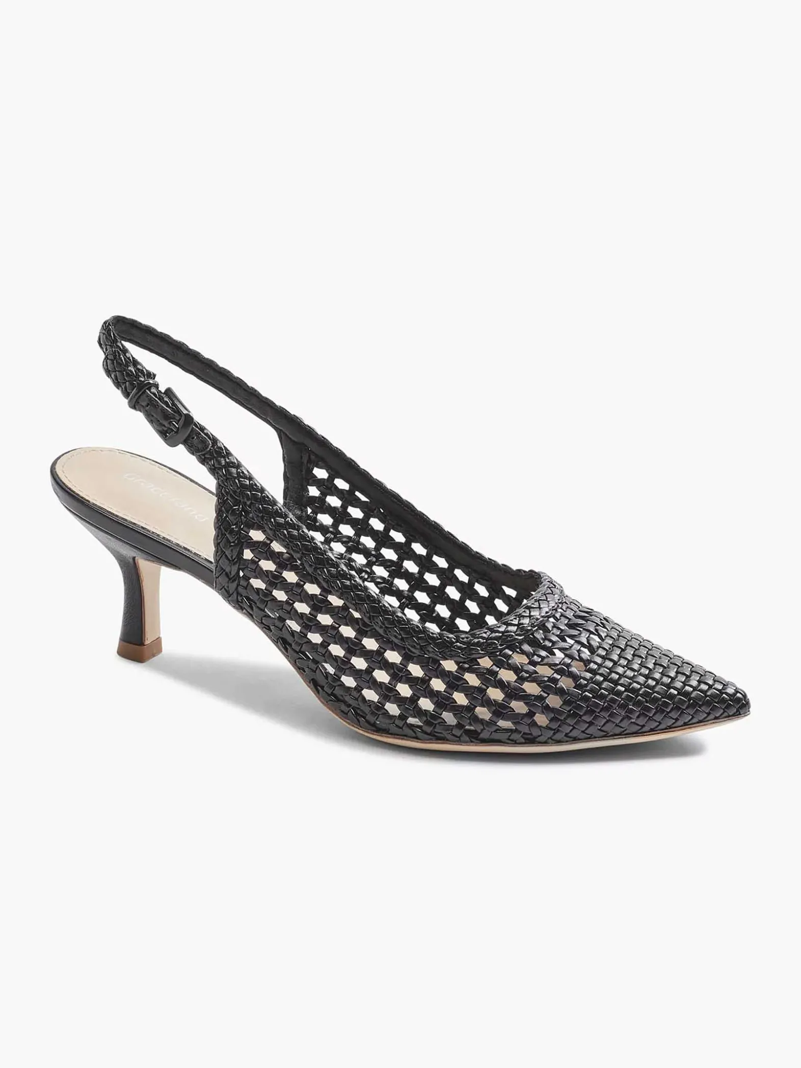 Graceland Zwarte Slingback Pump-Dames Pumps