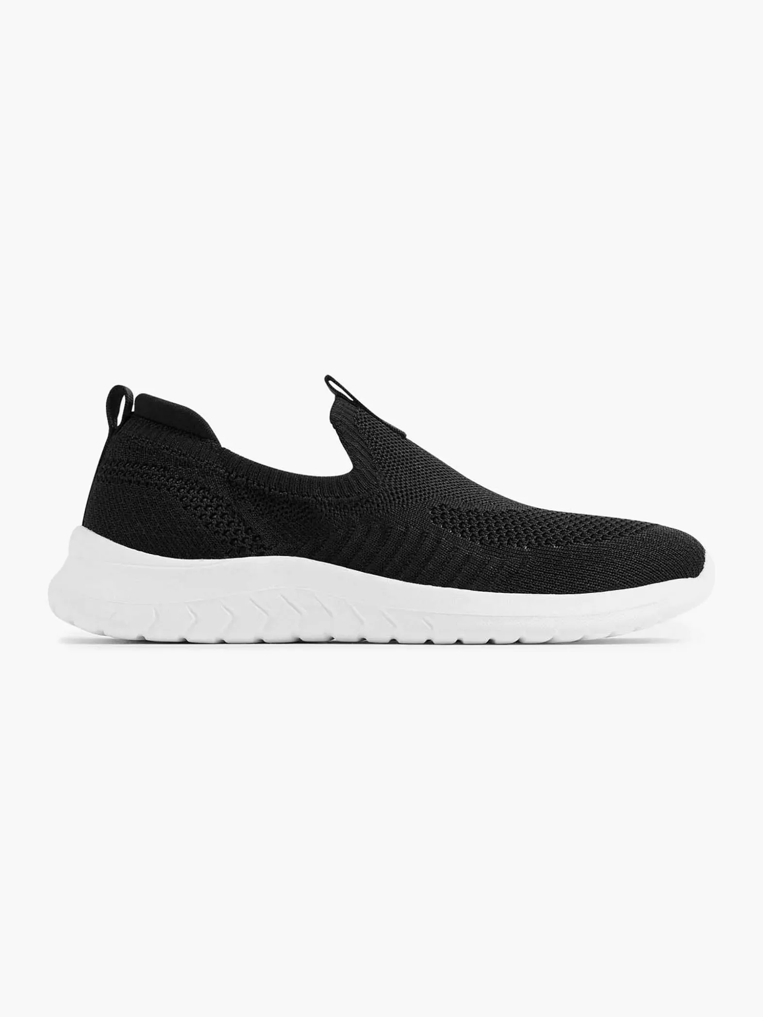 Vty Zwarte Slip On Sneaker-Kinderen Jongensschoenen