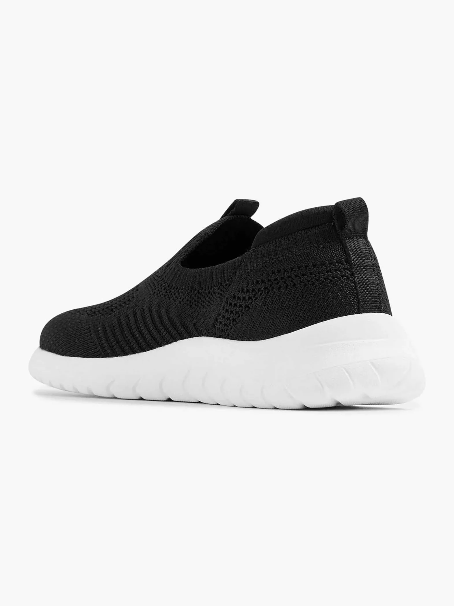 Vty Zwarte Slip On Sneaker-Kinderen Jongensschoenen