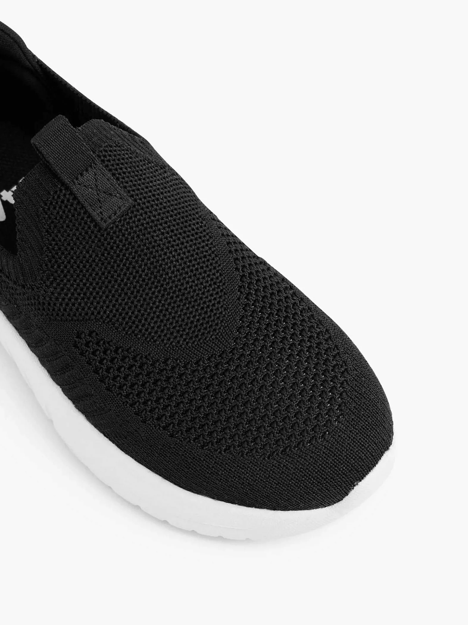 Vty Zwarte Slip On Sneaker-Kinderen Jongensschoenen