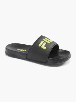 FILA Zwarte Slipper-Kinderen Jongensschoenen