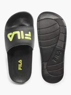 FILA Zwarte Slipper-Kinderen Jongensschoenen