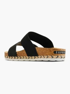 Esprit Zwarte Slipper-Dames Slippers