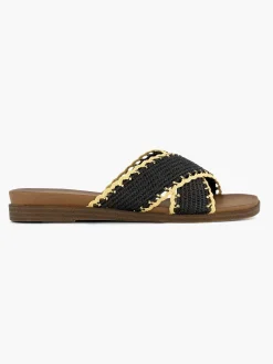 Graceland Zwarte Slipper-Dames Slippers
