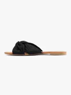 Graceland Zwarte Slipper Knoop-Dames Slippers