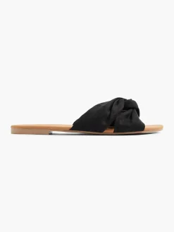 Graceland Zwarte Slipper Knoop-Dames Slippers