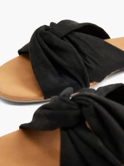 Graceland Zwarte Slipper Knoop-Dames Slippers