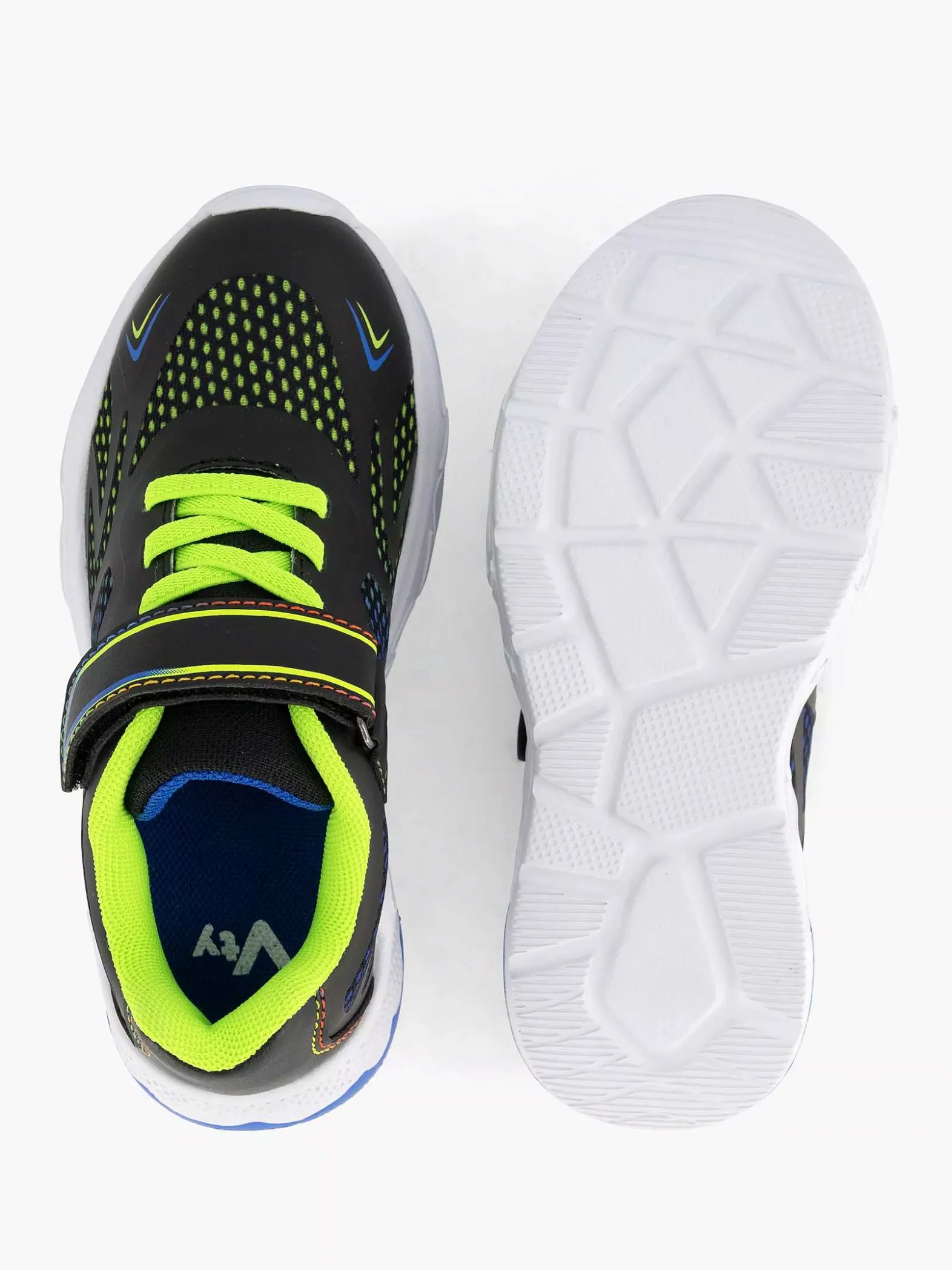 Vty Zwarte Sneaker-Kinderen Jongensschoenen
