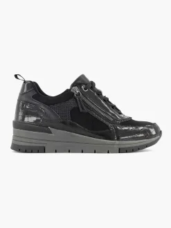 Easy Street Zwarte Sneaker-Dames Comfort Schoenen