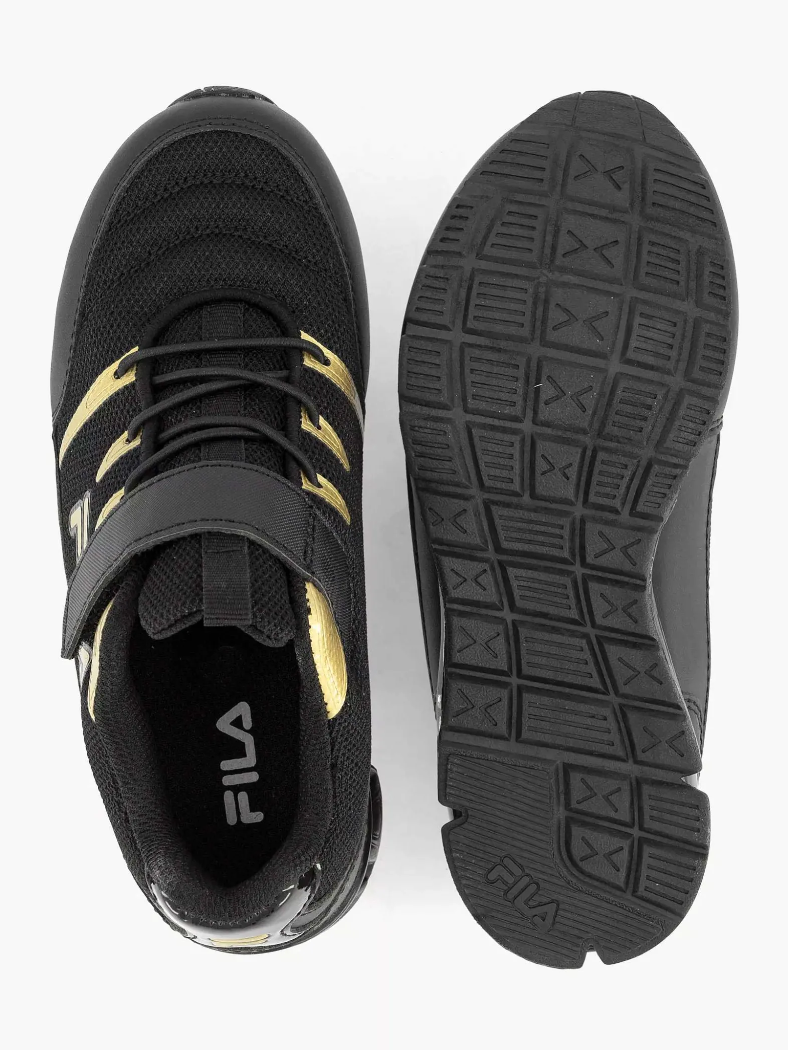 FILA Zwarte Sneaker-Kinderen Jongensschoenen