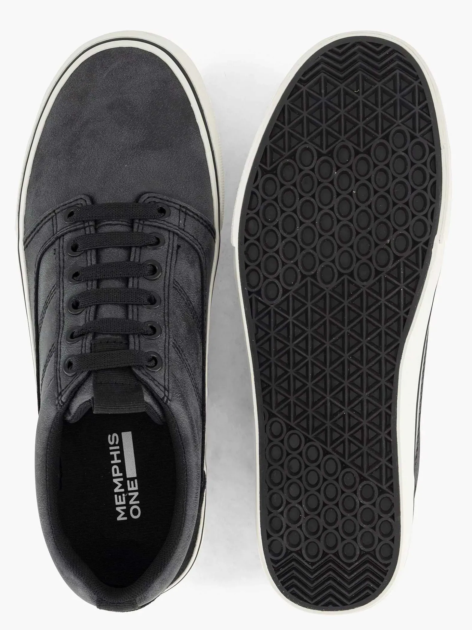 Memphis One Zwarte Sneaker-Heren Sneakers