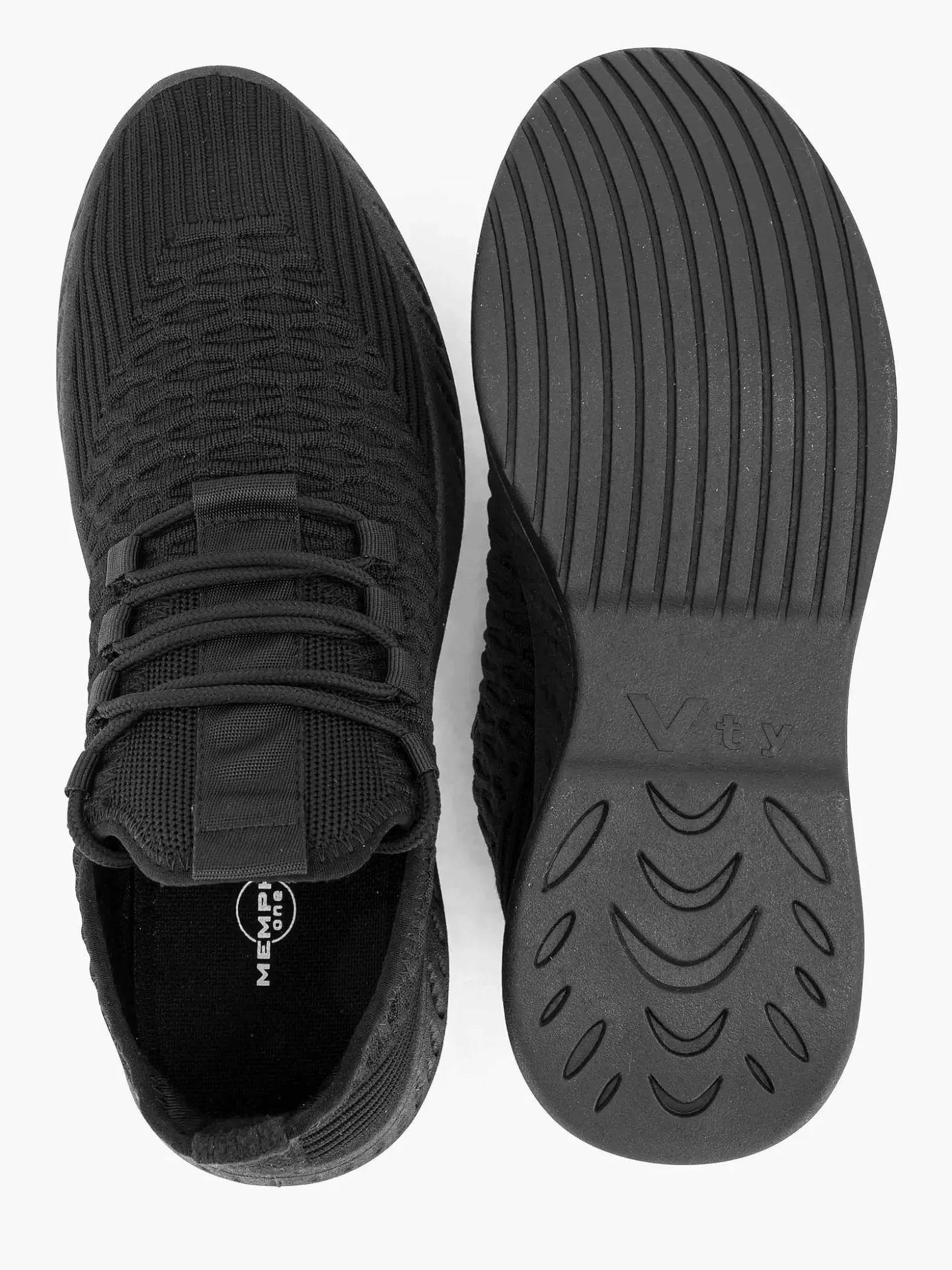 Memphis One Zwarte Sneaker-Heren Sneakers