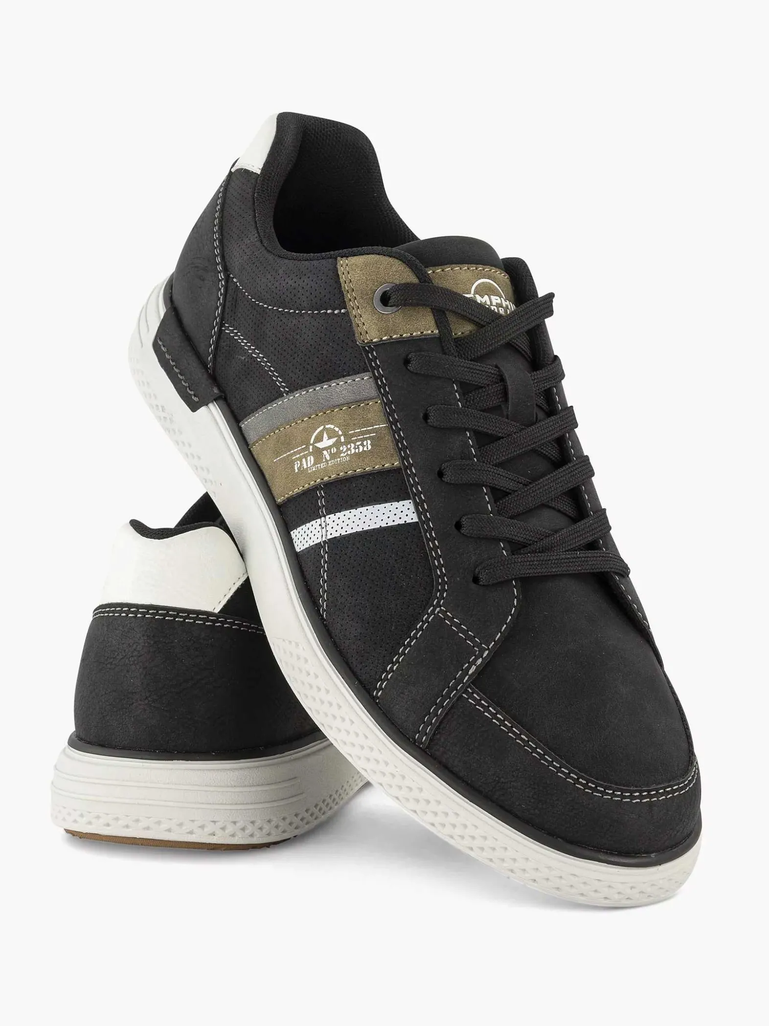 Memphis One Zwarte Sneaker-Heren Sneakers