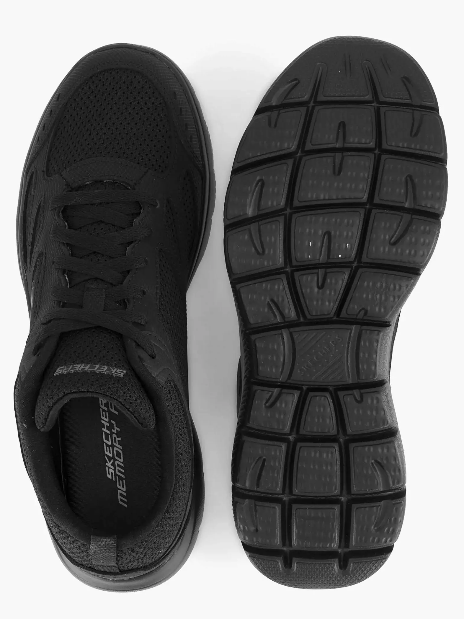 Skechers Zwarte Sneaker Memory Foam-Heren Sneakers