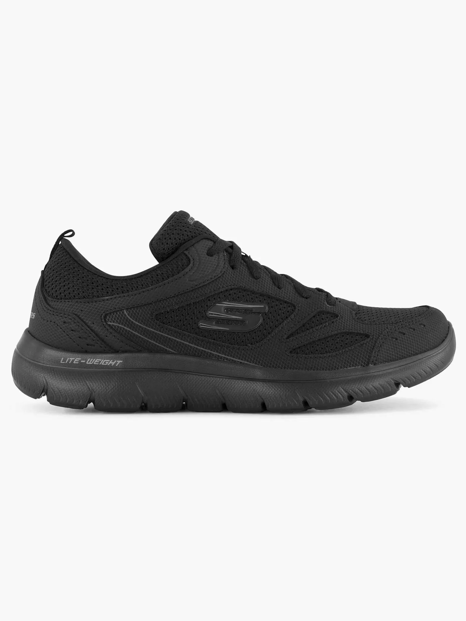 Skechers Zwarte Sneaker Memory Foam-Heren Sneakers