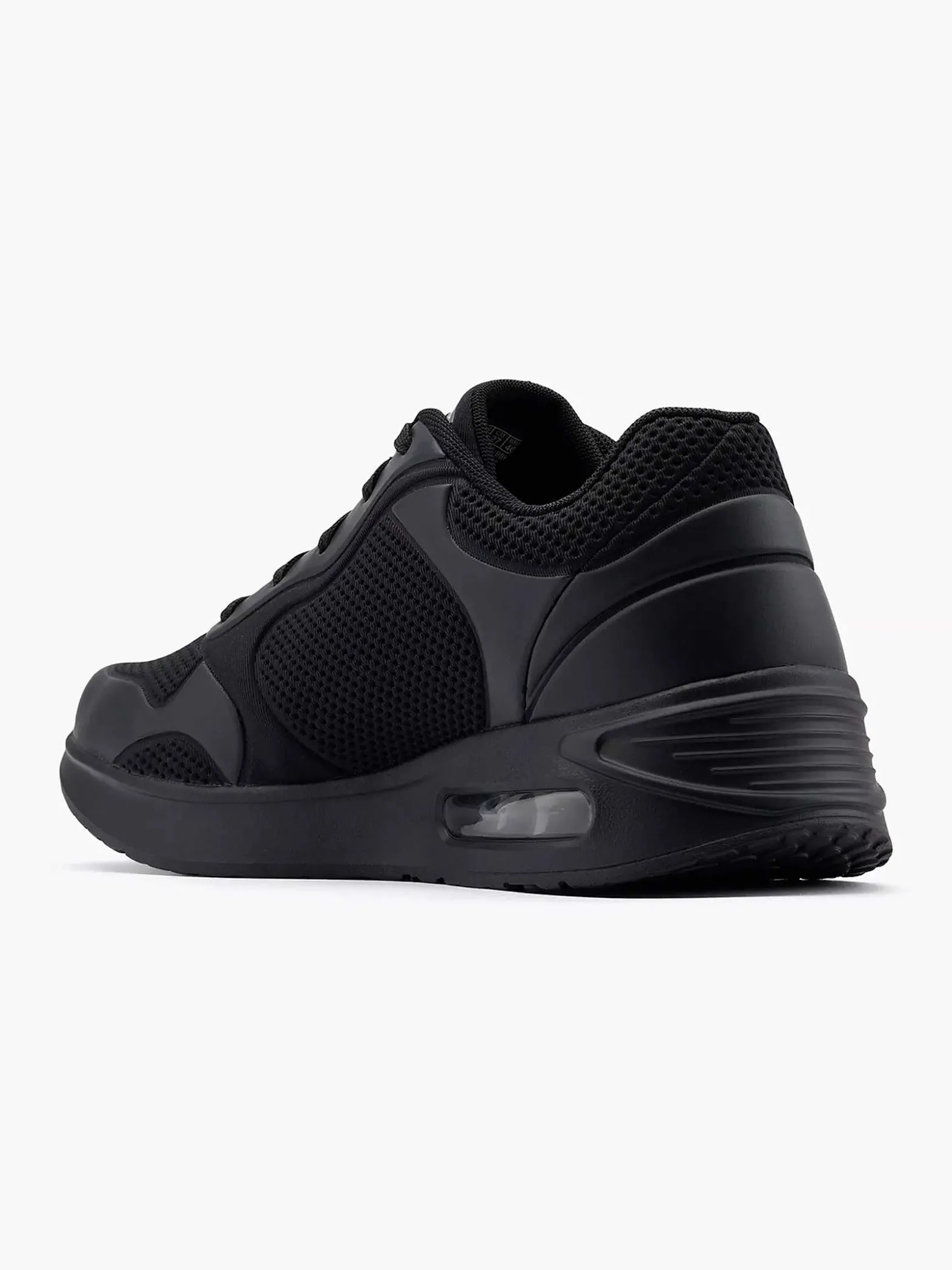 Skechers Zwarte Sneaker Memory Foam-Heren Sneakers