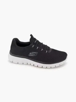 Skechers Zwarte Sneaker Memory Foam-Heren Sneakers
