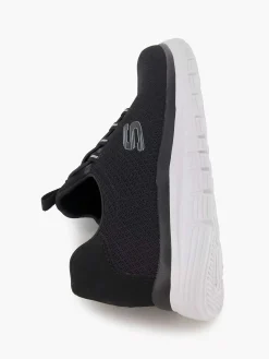 Skechers Zwarte Sneaker Memory Foam-Heren Sneakers