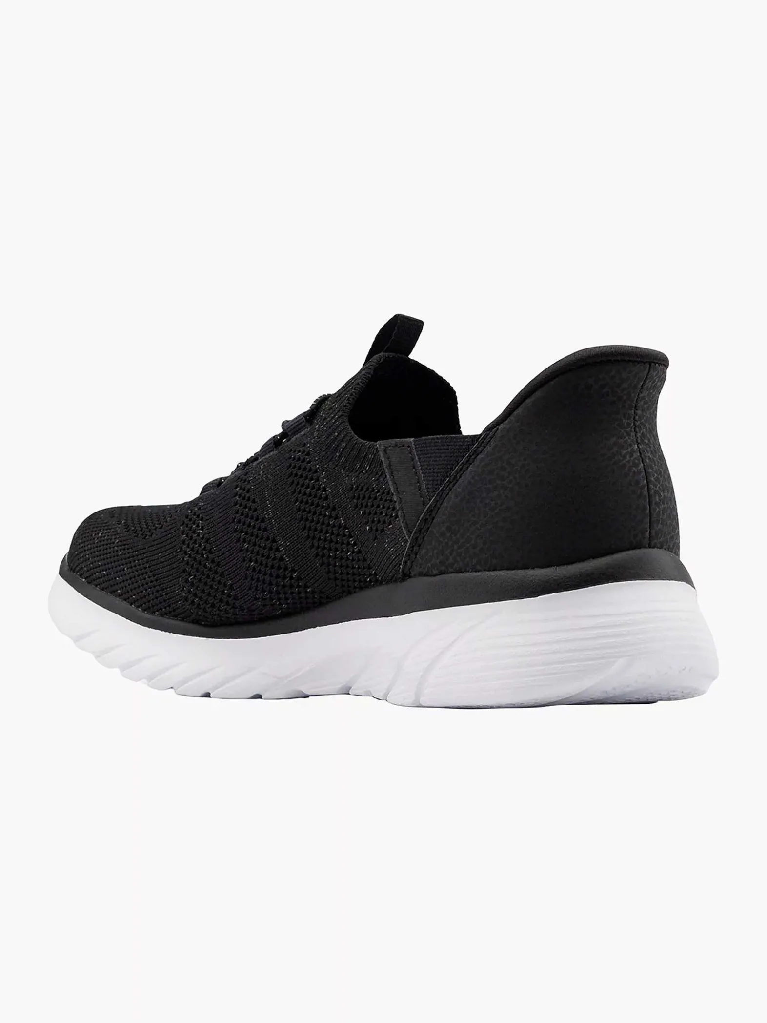 Skechers Zwarte Sneaker Swift Fit - Hands Free-Dames Sneakers