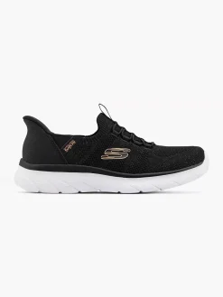 Skechers Zwarte Sneaker Swift Fit - Hands Free-Dames Sneakers