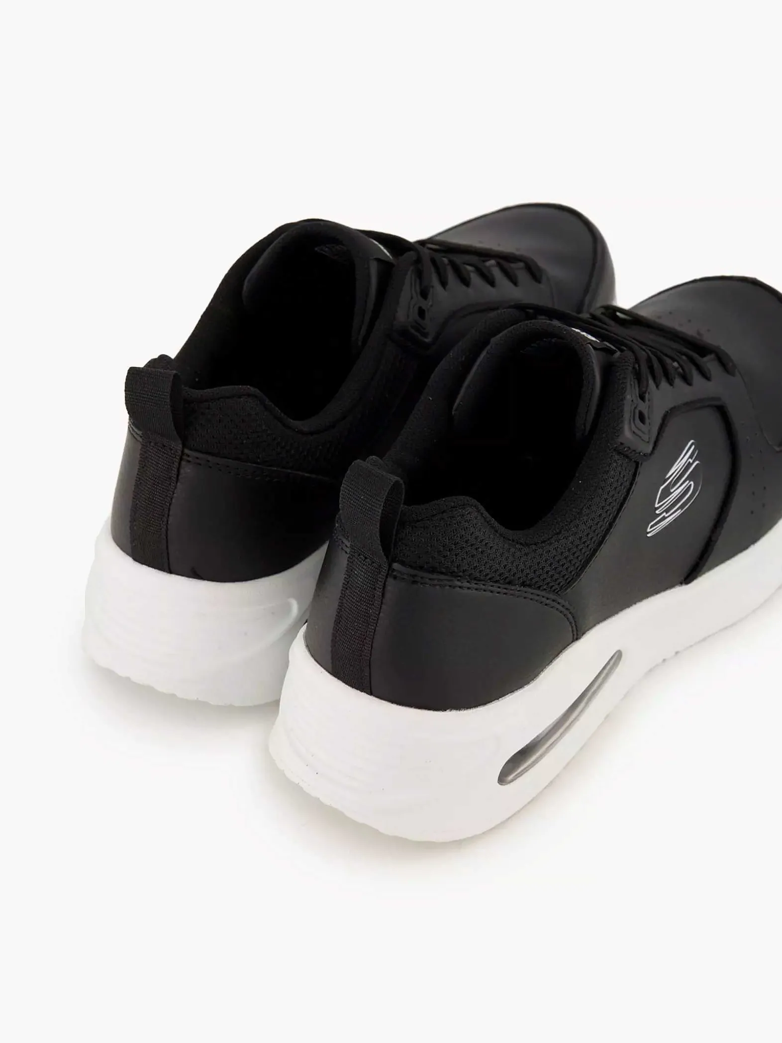 Skechers Zwarte Solitair-Heren Sneakers