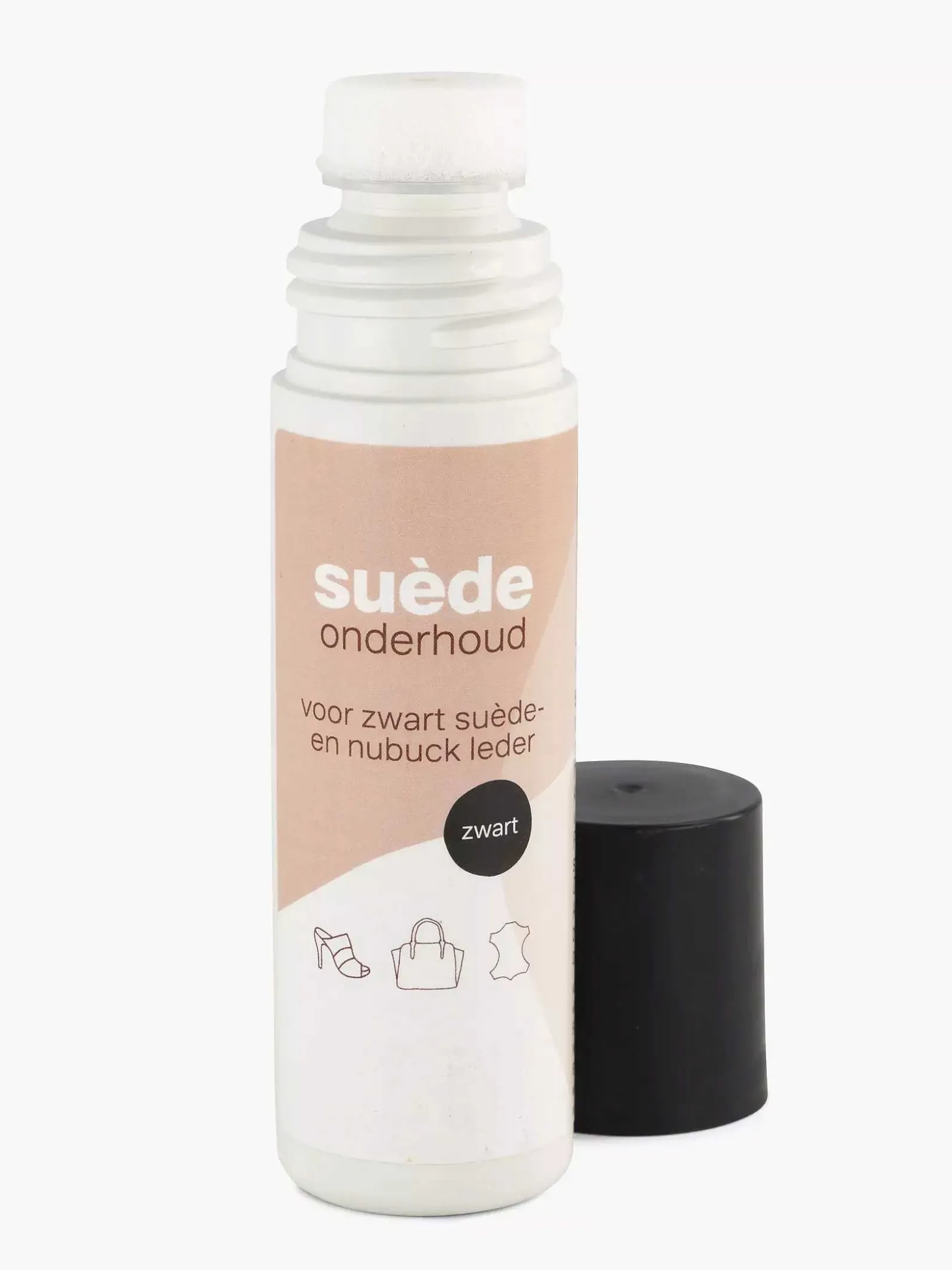 vanHaren Zwarte Suede Onderhoud Lotion Depper-Kinderen Jongensschoenen