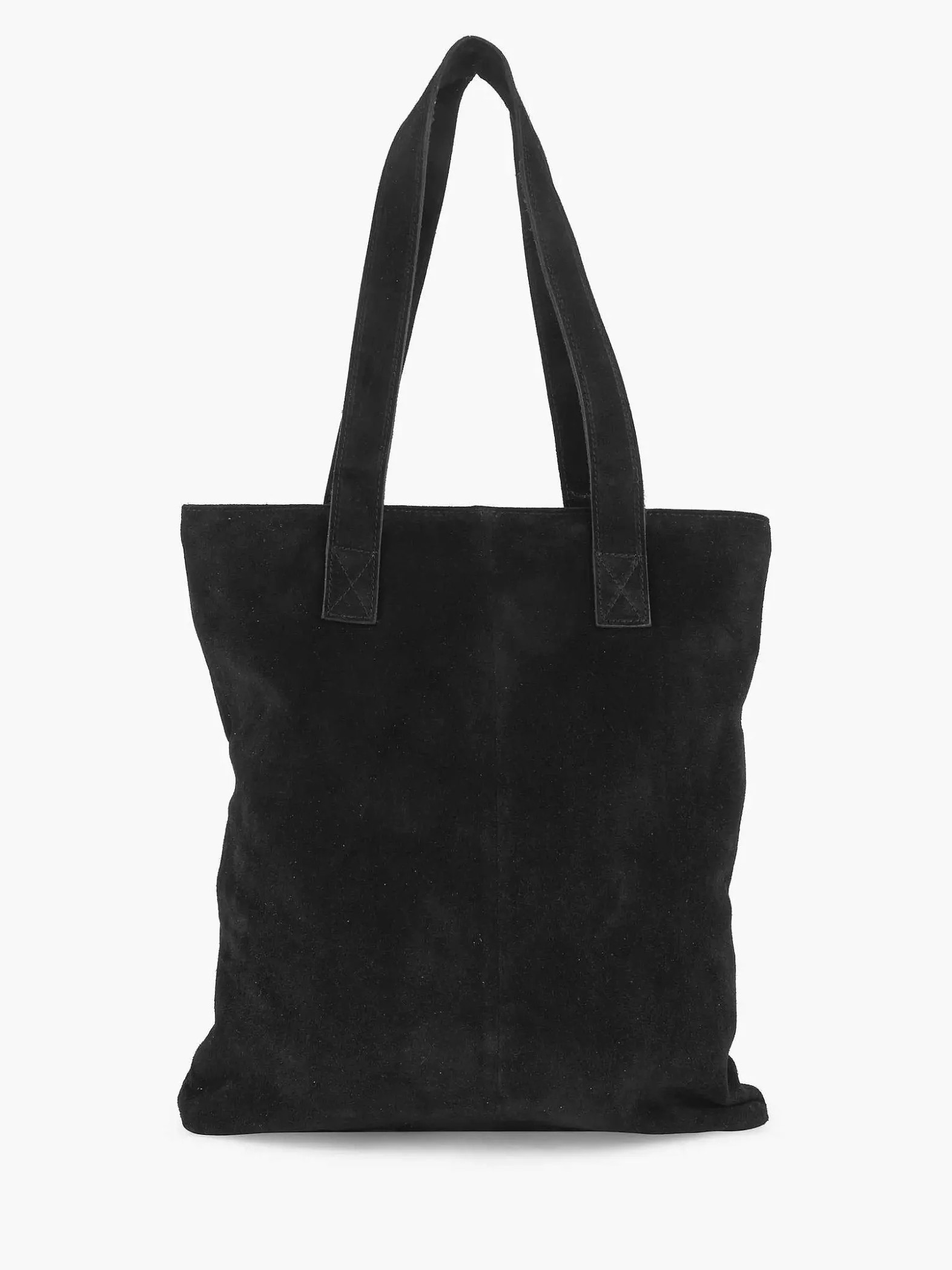 5th Avenue Zwarte Suede Schoudertas-Dames Online Exclusive Accessoires