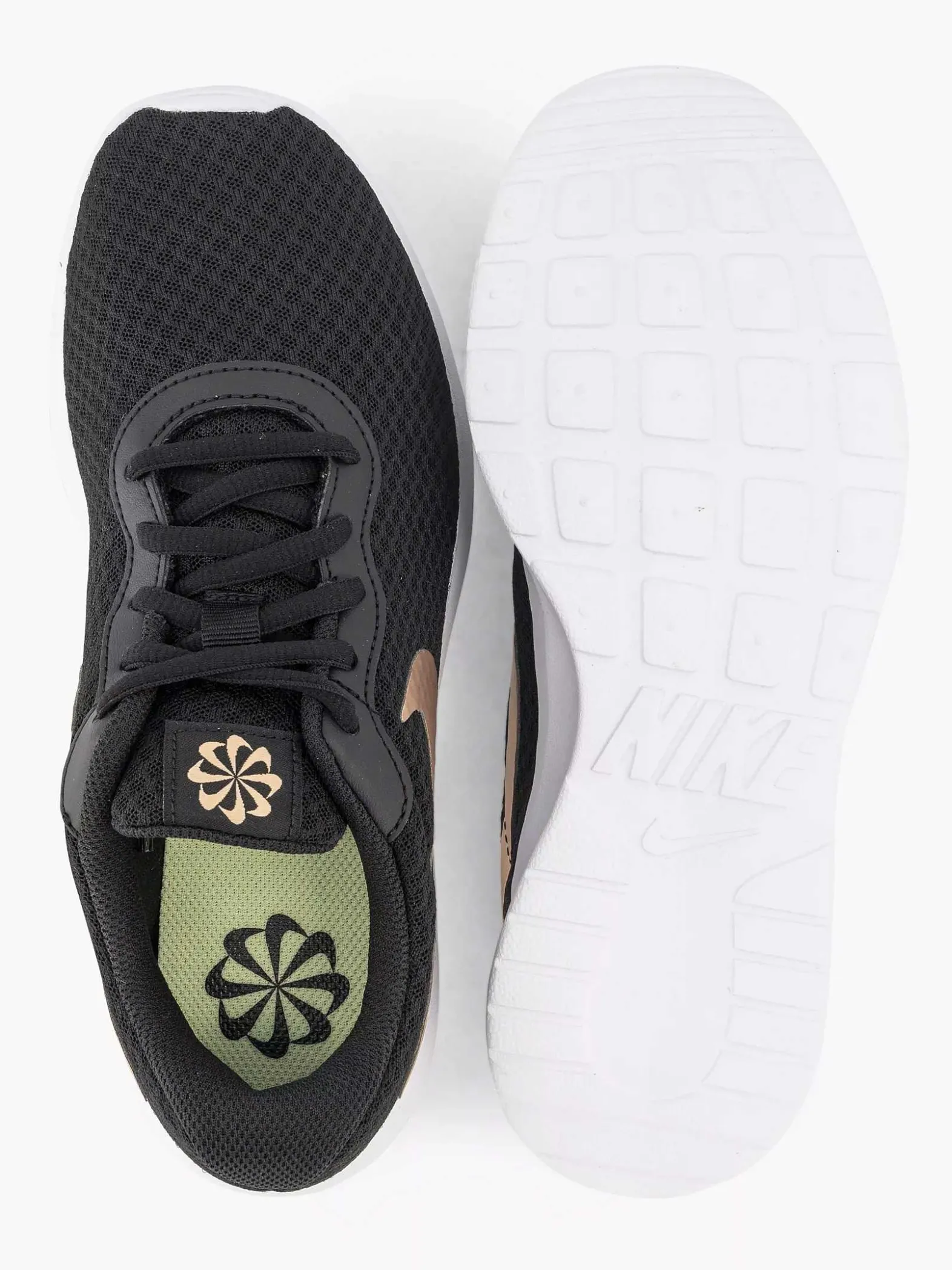 Nike Zwarte Tanjun-Dames Sneakers
