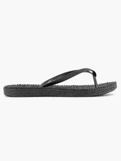 Blue Fin Zwarte Teenslipper-Dames Slippers