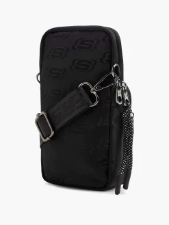 Skechers Zwarte Telefoontas-Dames Online Exclusive Accessoires