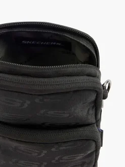 Skechers Zwarte Telefoontas-Dames Online Exclusive Accessoires