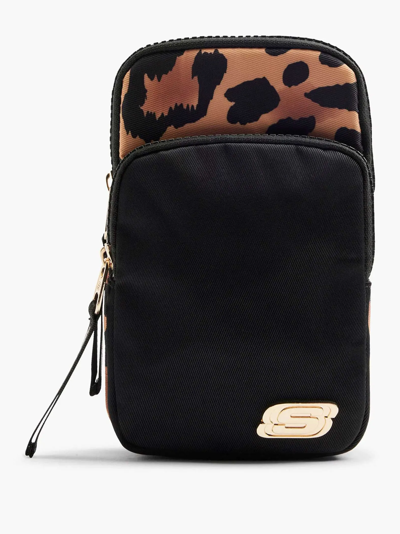 Skechers Zwarte Telefoontas-Dames Online Exclusive Accessoires