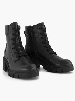 Graceland Zwarte Veterboot-Dames Enkellaarzen & Boots