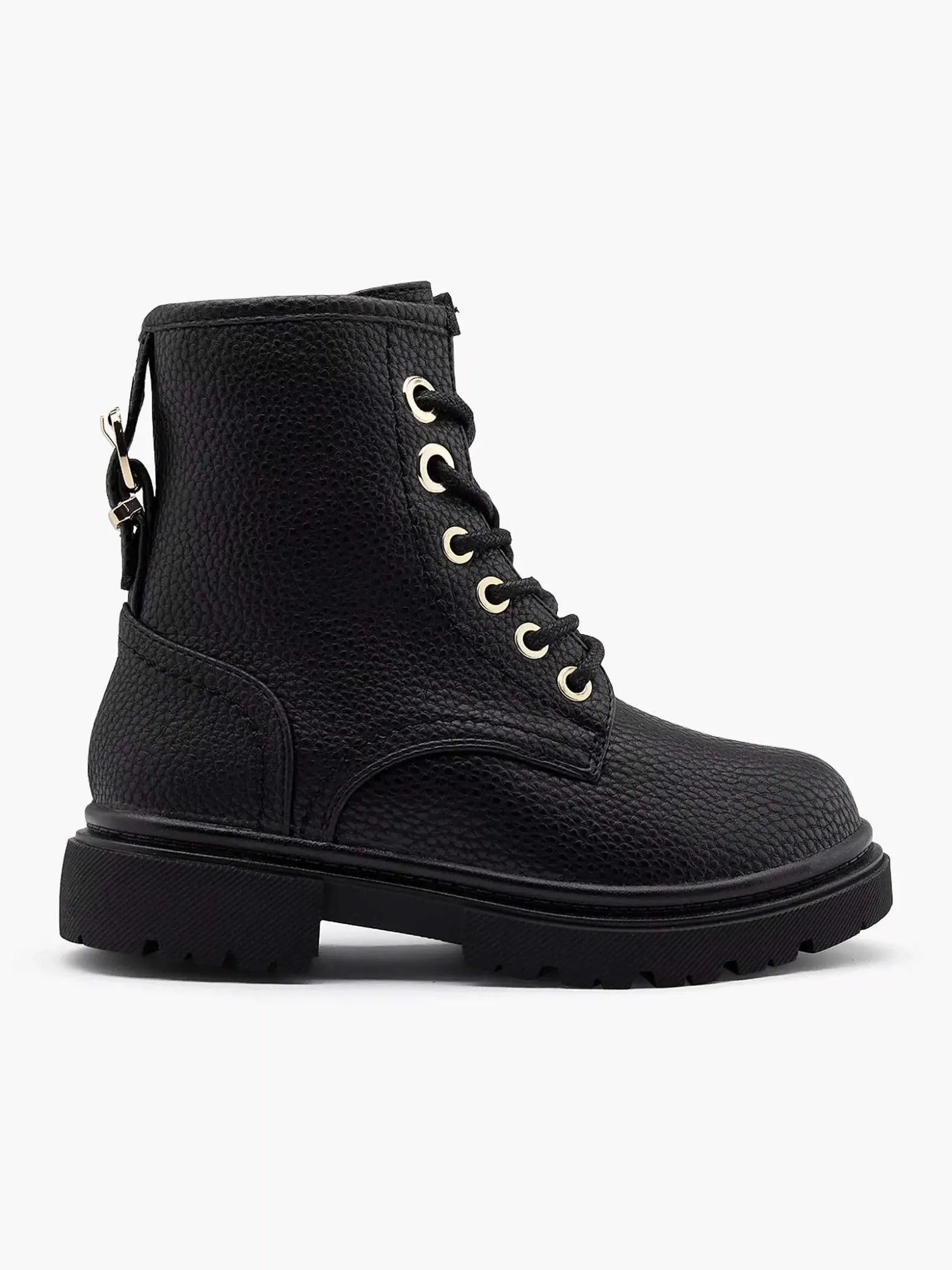 Oxmox Zwarte Veterboot-Kinderen Jongensschoenen
