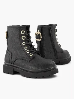 Oxmox Zwarte Veterboot-Kinderen Jongensschoenen