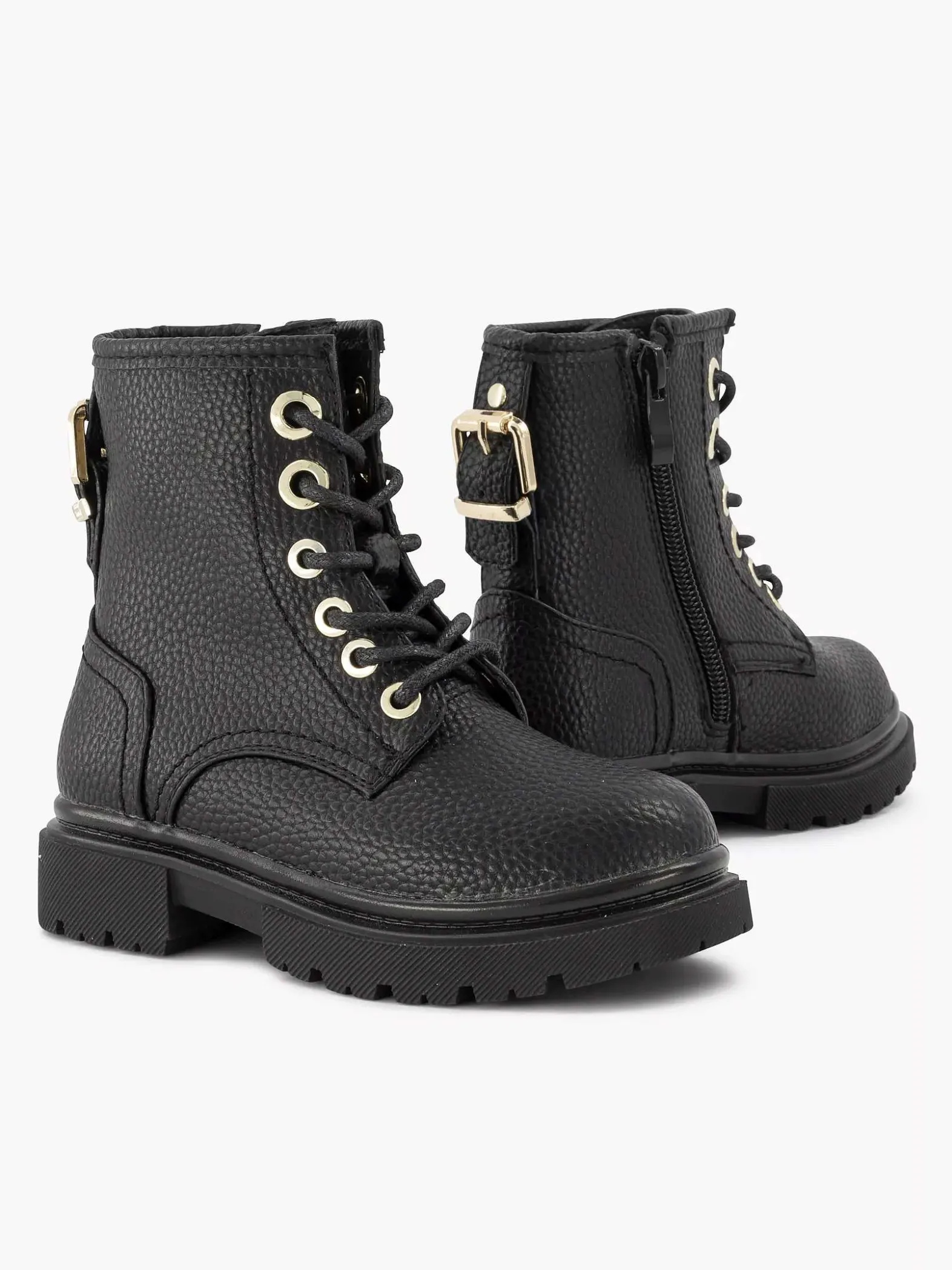 Oxmox Zwarte Veterboot-Kinderen Jongensschoenen