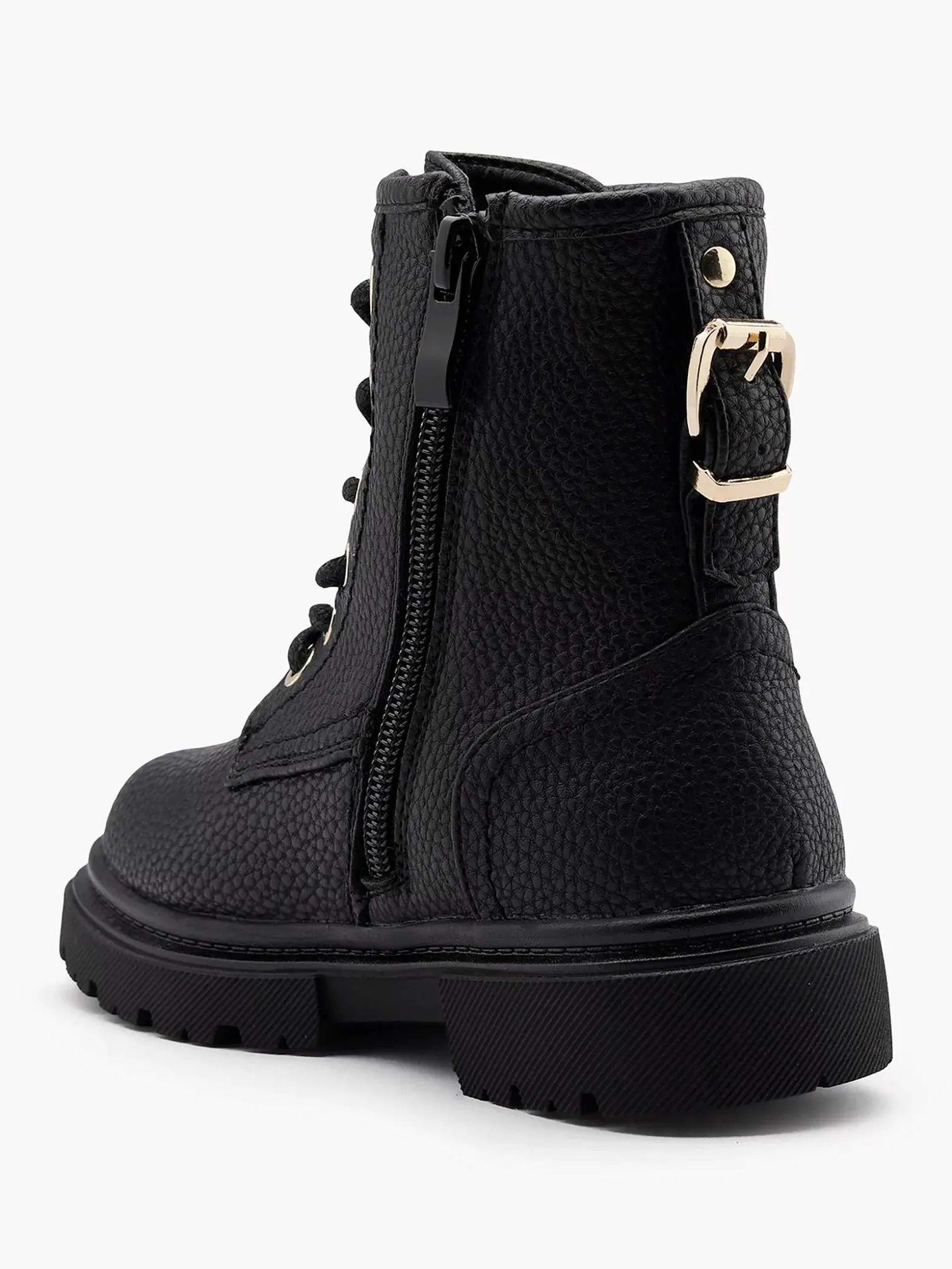 Oxmox Zwarte Veterboot-Kinderen Jongensschoenen