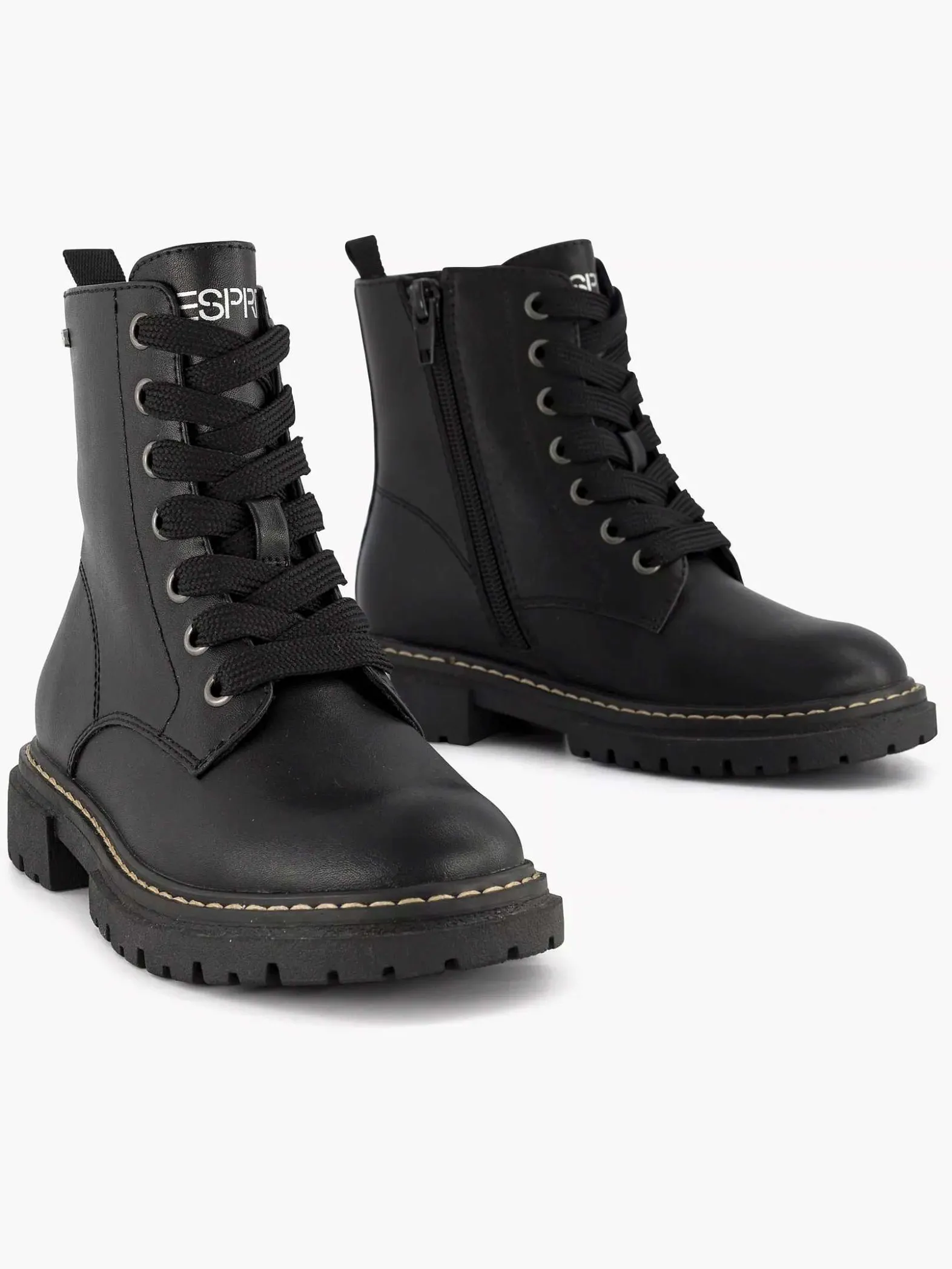 Esprit Zwarte Veterboot-Kinderen Babyschoenen