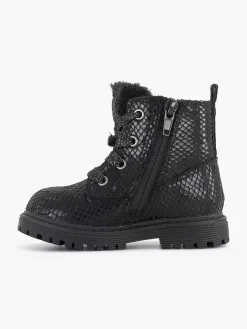 Graceland Zwarte Veterboot-Kinderen Babyschoenen
