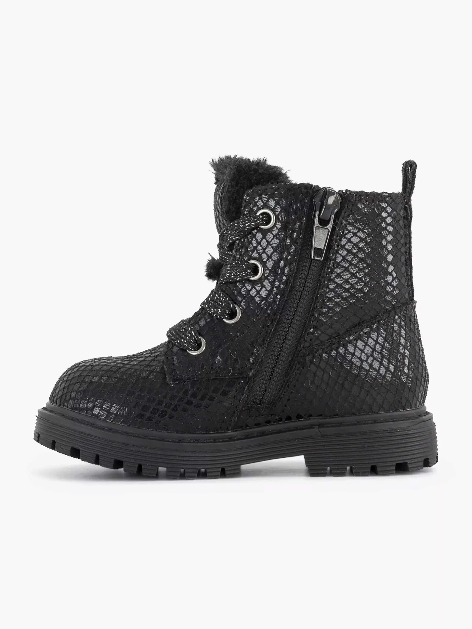 Graceland Zwarte Veterboot-Kinderen Babyschoenen