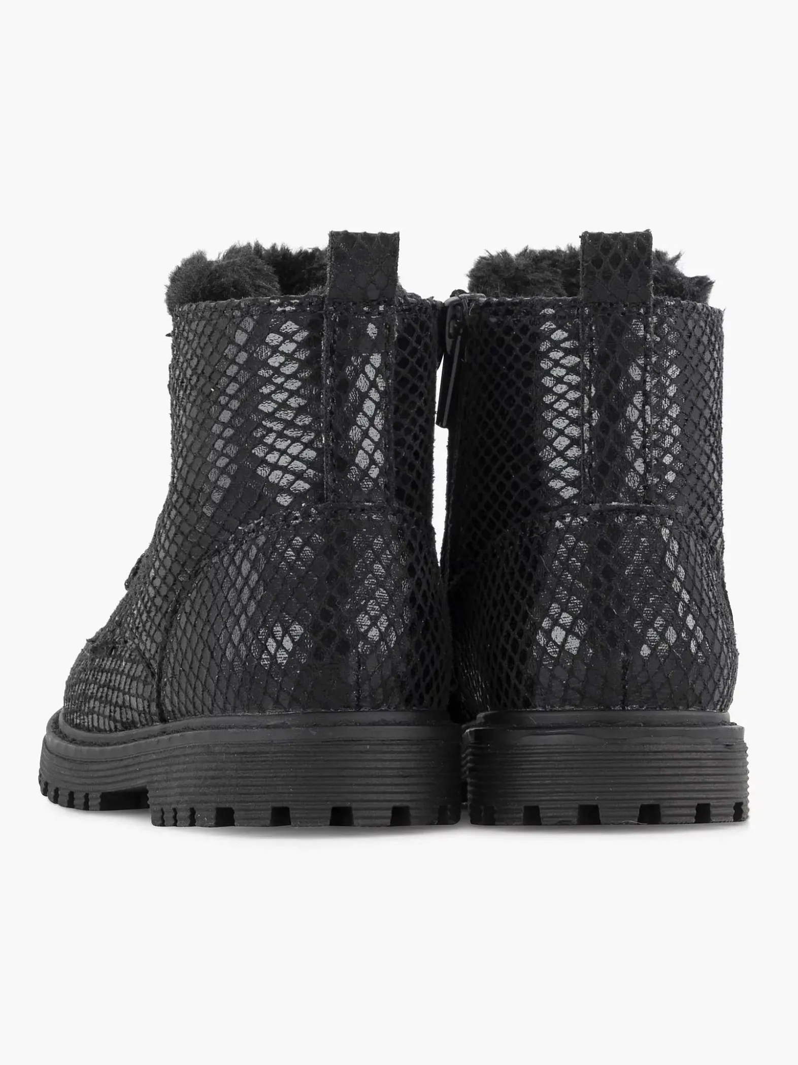 Graceland Zwarte Veterboot-Kinderen Babyschoenen