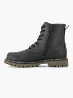 Graceland Zwarte Veterboot-Kinderen Babyschoenen